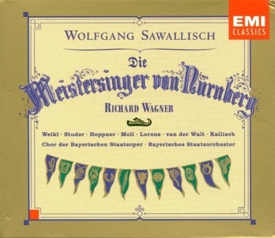 RICHARD WAGNER - Wagner: Die Meistersinger Von Nurnberg / Weikl, Studer, - 4 CD