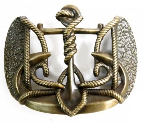 Vintage Douglas Paquette Nautical Belt Buckle Anchor & Rope  display picture 1