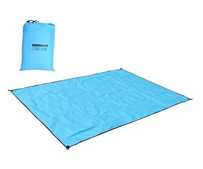  118 x 118 inches Camping Tarp for Oversize(Approx 118 x 118 inches) Sky Blue