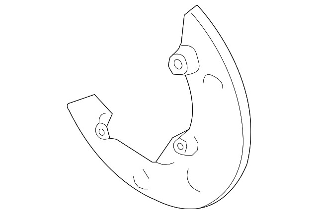 Genuine Ford Splash Shield DG1Z-2K004-B
