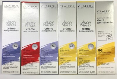 Clairol Soy4PLEX creme Demi-permanent Hair Color 2oz   (CHOOSE COLOR)