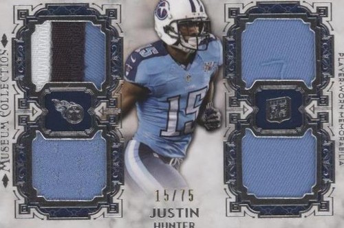 2013 Topps Museum Collection Justin Hunter #MRQR-JH