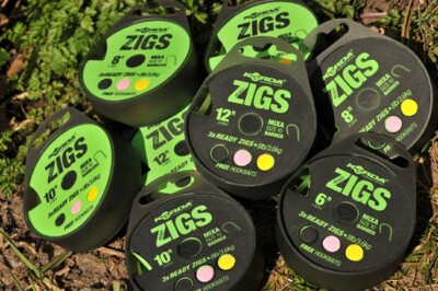 Korda Ready Tied Zigs Barbless