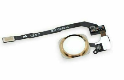 iPhone 5S Home Button Touch ID Sensor Key Flex Cable Replacement Assembly Gold