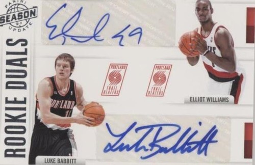 2010-11 Panini Season Update - Luke Babbitt/Elliot Williams #30