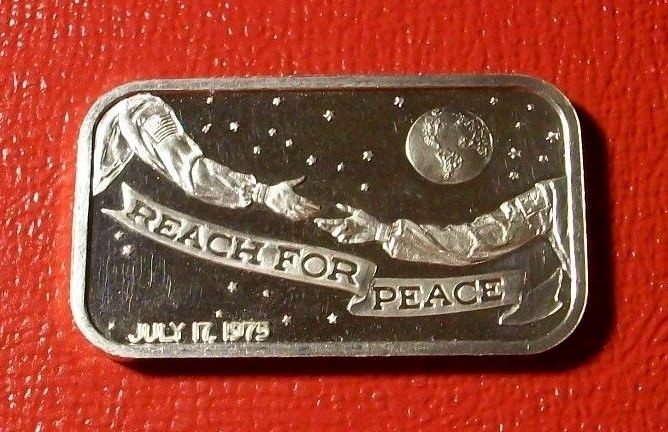 Reach For Peace 5th. Ed. 1 oz.999 Silver by E. J. Aleo & Co.  New  ULTRA RARE