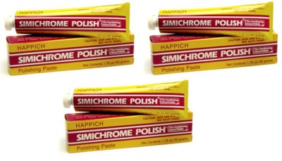 Simichrome TUBE-50G Outshining Metal Polish 1.76 oz Prevents Tarnishing 3 PACK