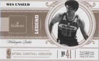 2010-11 Playoff National Treasures - Wes Unseld #137