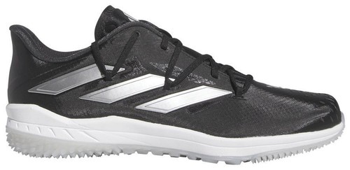 Adidas Adizero Afterburner 9 Turf Core Black Silver Metallic Mens Baseball Sz 11 Adidas Adizero Afterburner 9 Turf Core Black Silver Metallic  main image 3