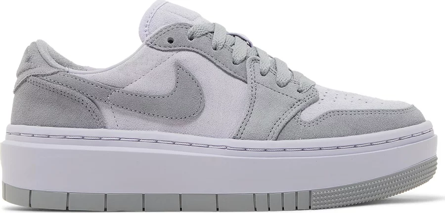 

Nike W Air Jordan 1 Elevate Low Stealth Grey Titanium White DH7004-005 женские 7, Серый, Air Jordan 1 Low