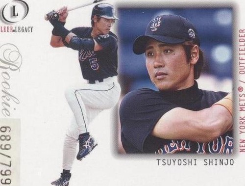 2001 Topps Tsuyoshi Shinjo Rookie Card New York Mets #725 NMMT | eBay