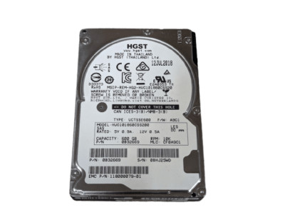 HGST 600GB 10K 2.5'' SAS 12Gb/s 128MB Enterprise Hard Drive HUC101860CSS200