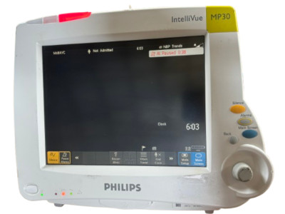 Philips IntelliVue MP30 Color Patient Monitor Touch Screen - Working -