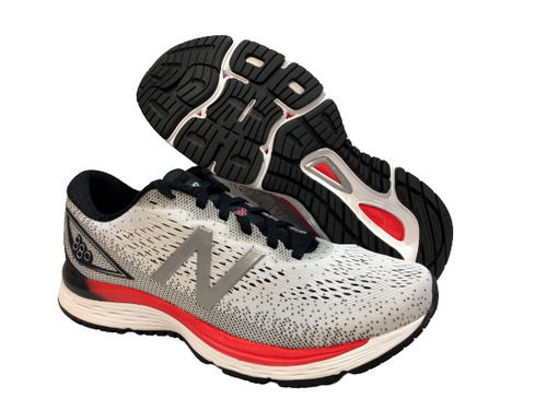 

Мужские кроссовки New Balance 880 V9, белый/черный/ярко-красный, 9,5 D(M) США, White/black/energy red