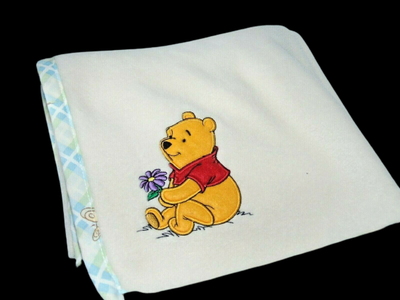2002 Disney Pooh Snap Wrap Convert to Bunting Baby Blanket