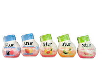 Stur - Classic Variety Pack, Liquid Water Enhancer Drink Mix, 1.62 fl oz 5 Packs