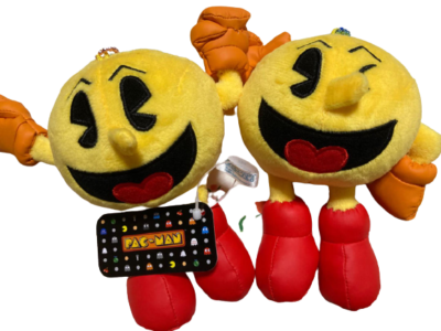Pac Man standing pose plush mascot 2 piece set new 0714 M eBay