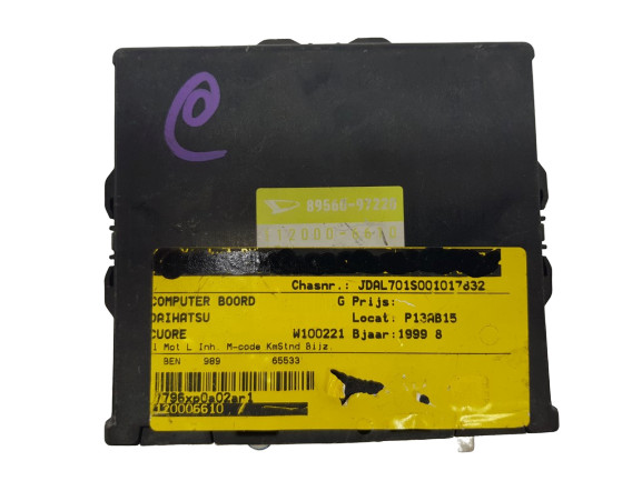 Calculateur ModuÅ Daihatsu 89560-97220 112000-6611 Denso