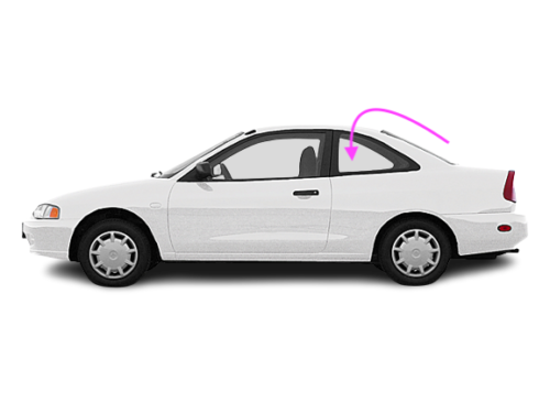 Fits Mitsubishi Mirage Space Star 2012 18 L+R Wing Side
