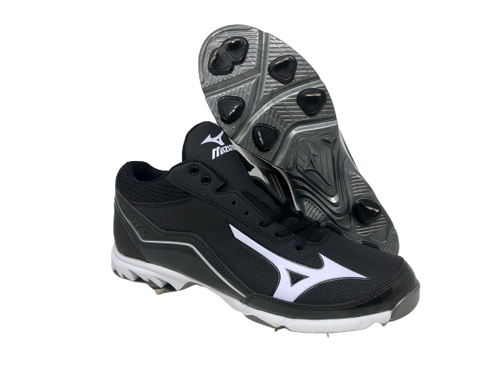 

Мужские бейсбольные бутсы Mizuno 9-Spike Swagger Mid, черный/белый, 12,5 дм (м) США, Black/white