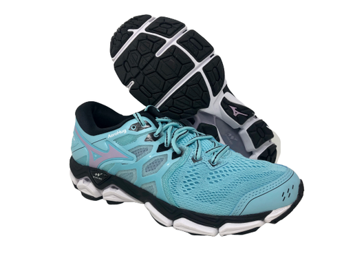 Женские беговые кроссовки Mizuno Wave Horizon 3, цвет Angel Blue/Lavender Frost, 6 B(M) США