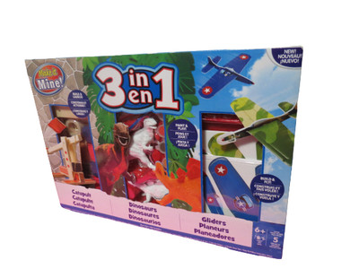 Make It Mine 3 In 1 Build Paint And Play Dinosaur Kit 5 Projects New In Box