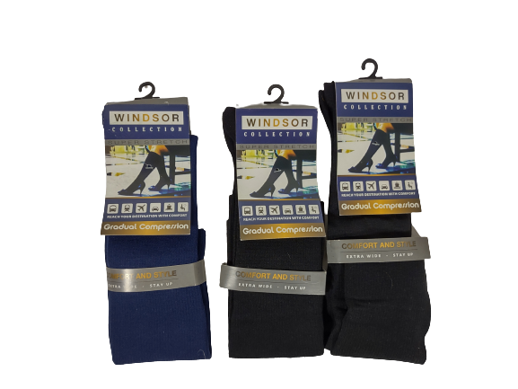 2 Black 1 Navy Women 9-11 X Wide