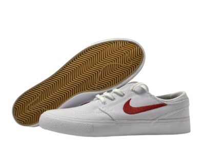 Nike SB Stefan Janoski Canvas RM White Varsity Red AR7718 103 sz 7 Men s Skate