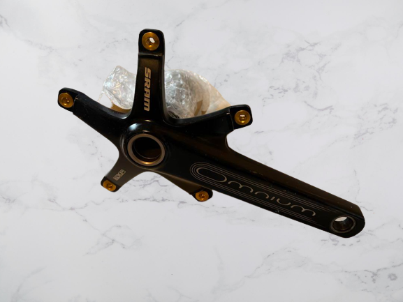 SRAM Omnium クランク 165mm Black SRAM Omnium Crankset Black 165mm arm leng includes new GXP