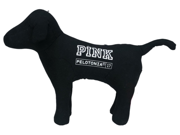 RARE VICTORIA'S SECRET PINK PELOTONIA 2017 ONE GOAL MINI DOG LIMITED EDITION NWT