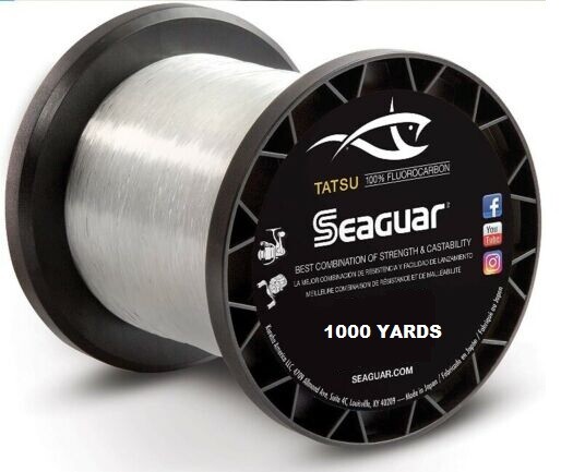 SEAGUAR TATSU 100% Fluorocarbon Line 15lb/1000yd 15 TS 1000 FREE USA SHIPPING!