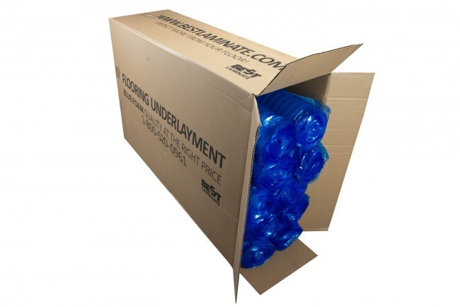 Vapor Barrier Flooring Underlayment for Laminate Floor w/tape 3in1 2mm 500sf