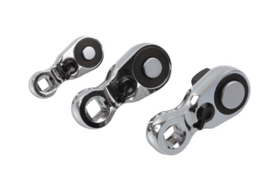 Set of 3 Ratchets Mini * 1/4  3/8  1/2  Can be used with extensions socket bars