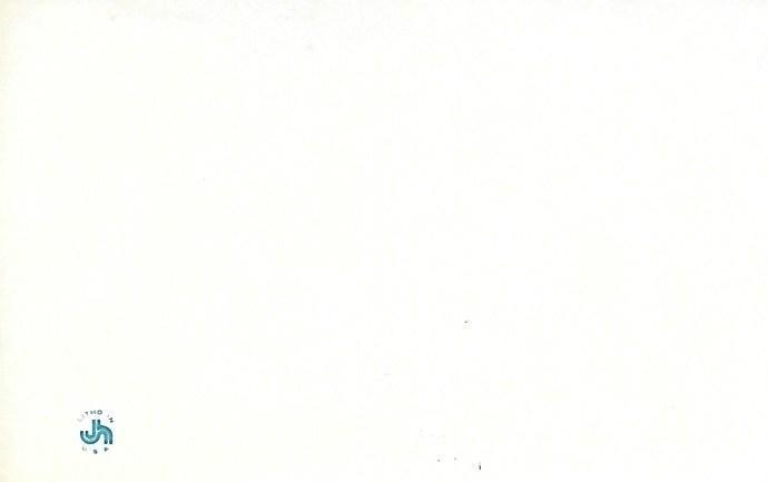 3) happy birthday floral craft paper card JH Litho U.S.A. white flowers with gn.