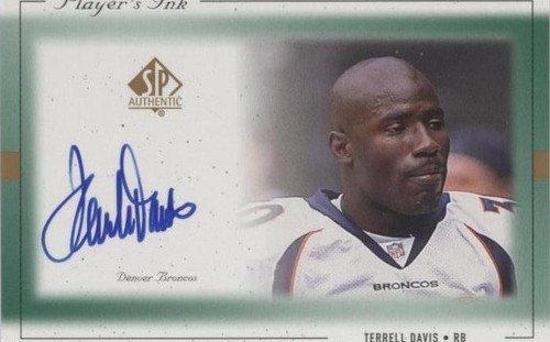 1999 SP Authentic Terrell Davis #TD-A