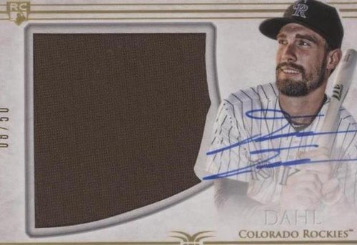 2017 Topps Definitive Collection - David Dahl #ARC-DD