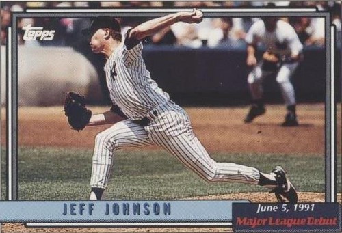 1991-92 Topps Major League Debut 1991 - Jeff Johnson #90