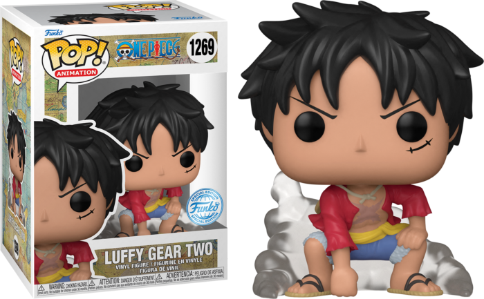 One Piece - Luffy Gear Two Exclusive Pop! VINYL Figure + POP