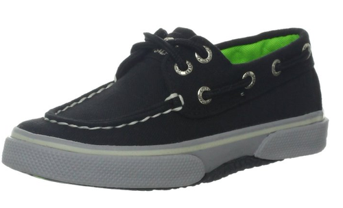 

Обувь без шнуровки Sperry Top-Sider Halyard для детей и малышей, Blacks