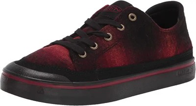 

Женские повседневные кроссовки KEEN Elsa 4, красный в клетку/черный, 6,5 B(M) США, Red plaid/black