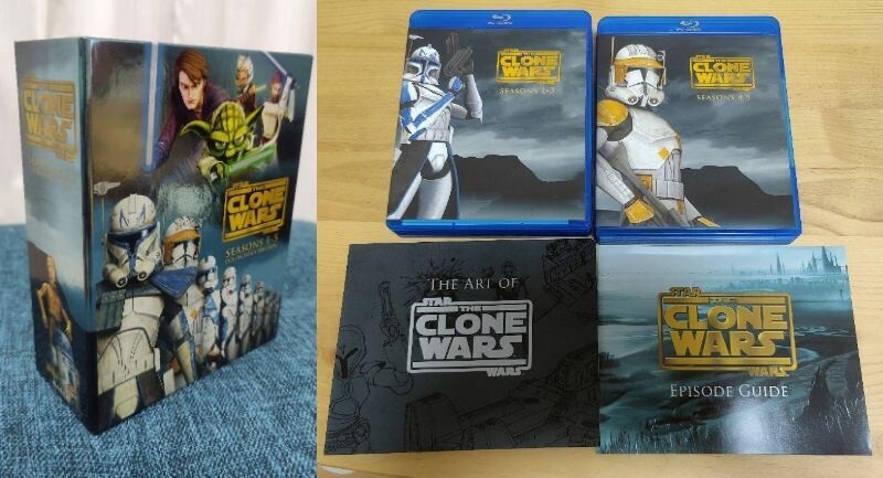 Star Wars: Clone Wars 1-5 [DVD] ブルーレイ　英語 Amazon.com: Star Wars: The Clone Wars - Seasons 1-5