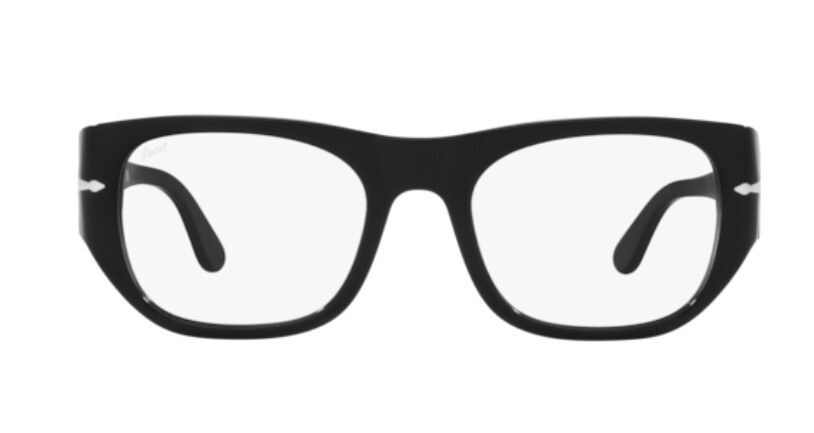 Pre-owned Persol 0po3308s 95/gh Black/transitions 8 Grey Square Unisex Sunglasses