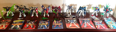 Lot of 9 Bandai Gundam Wing / Endless Waltz Models - 1/100 HG Assembled Gunpla