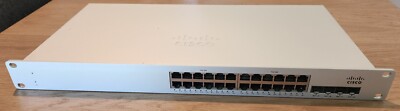 Cisco Meraki MS225-24P POE 24-Port Ethernet Network Switch Unclaimed