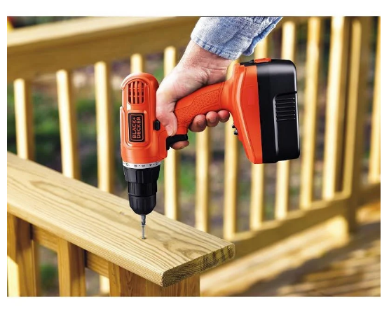 Power Tool Black Decker 18V Cordless Power Drill/Driver, 30 Accessories,