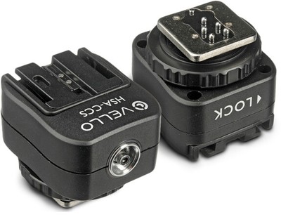 Vello Universal Hot Shoe Adapter - PC Connection + Top Shoe