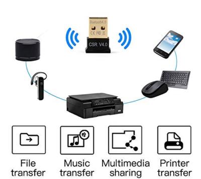 Speed USB Bluetooth CSR 4.0 3.0 Adapter Dongle Windows 8 10 PC Laptop US SELLER
