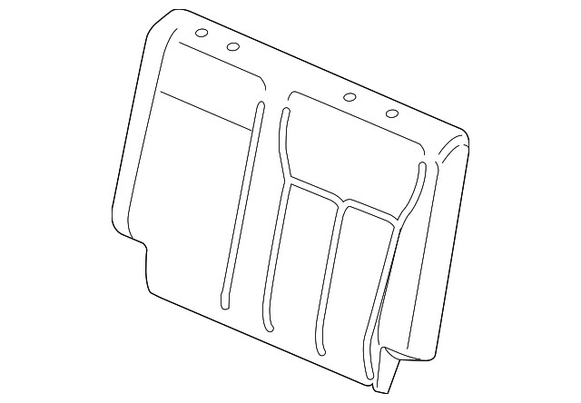 2018-2024 Genuine Ford Expedition 3rd Row Seat Back Pad JL1Z-7866801-D