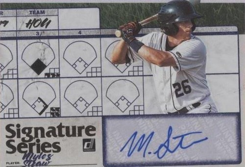 2019 Panini Donruss - Myles Straw #SS-MS