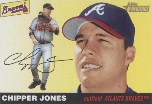 2004 Topps Heritage - Chipper Jones #40
